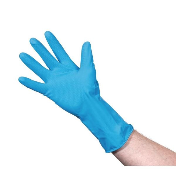 Jantex Haushaltshandschuhe blau L, leicht jedoch schützend, F953-L