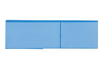 KROG Palettenfuß-Banderolen/-Taschen, blau, 100 x 75 x 145 mm, mit Klettverschluss, 4 Taschen, 5901030