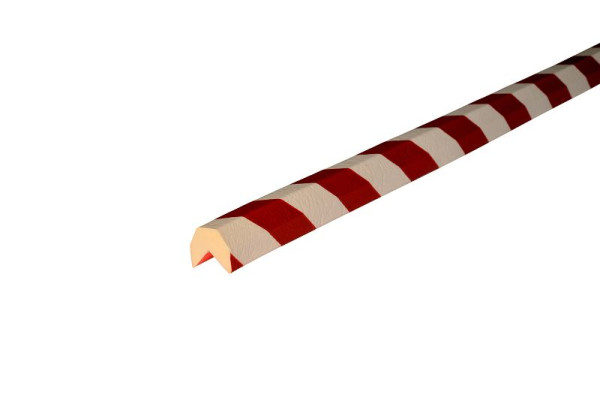 Knuffi Eckschutz, Warn- und Schutzprofil Typ AA, rot/weiß, 5 Meter, PA-14120