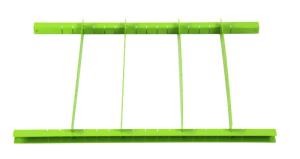 Metra Schubladeneinteiler, grün - Set, für Werkstattwagen, 2 + 4 Einteilerbleche, 10391