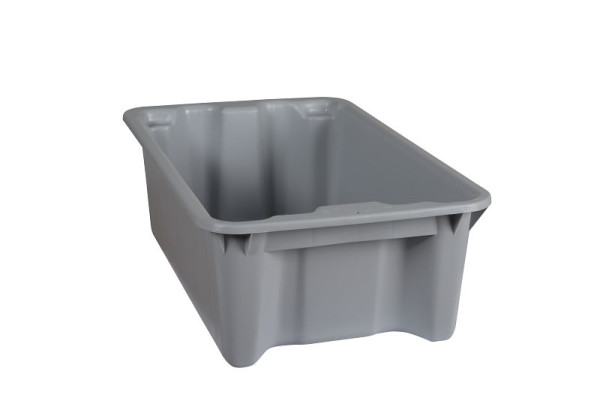Plastipol-Scheu K 400/0 POLYBOX PP GRAU, 590 mm x 380 mm x 202 mm, 28400016