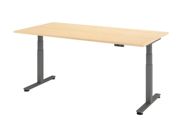 Hammerbacher Sitz-Steh-Schreibtisch elektrisch 200x100cm Ahorn, VXDSM2E/3/G