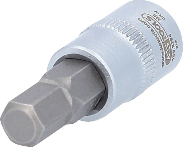 KS Tools 3/8" Bit-Stecknuss für Innensechskant-Schrauben am Bremssattel, 9 mm, 50 mm lang, 150.2294