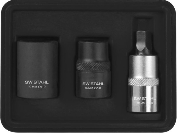 SW-Stahl Bremssattel-Spezialeinsätze, Fünfkant, 3-teilig, 01448L