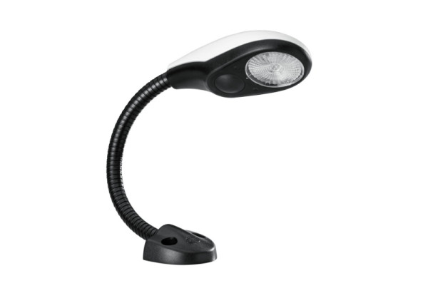 HELLA Leseleuchte, LED, 24/12V, 3.0W, LED, Anbau, Lichtscheibenfarbe: glasklar, LED-Lichtfarbe: weiß, innen, weiß, 2JA 346 720-011