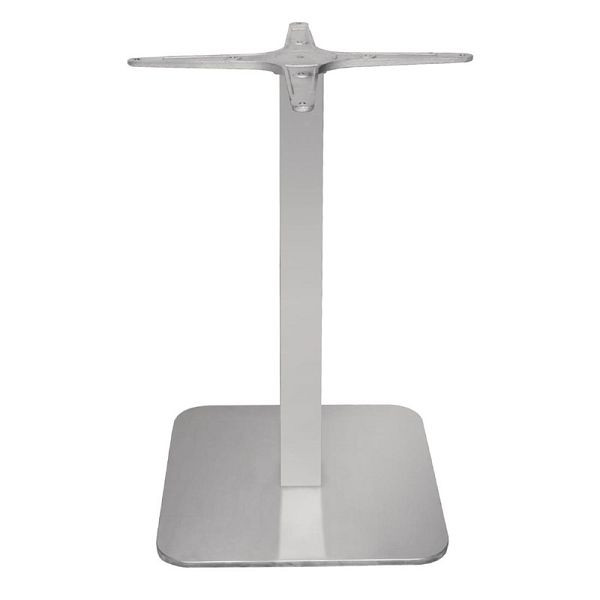 Bolero viereckiger Tischfuß Edelstahl 68 cm hoch, GK993