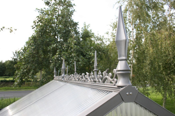 KGT Firstverzierung für Gewächshaus Typ IV, pressblank, 10109416