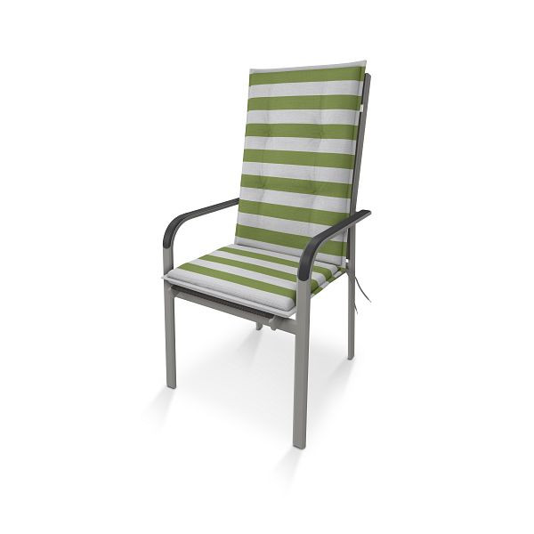 doppler Hochlehner LIVING ca. 119x48x6 cm, grün, grau Streifen, 5122154913