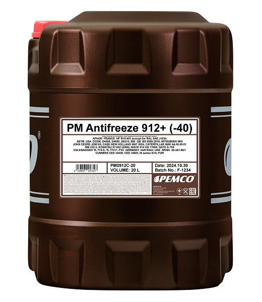 PEMCO 912 Frostschutzmittel (Konzentrat), VE: 20 l, PM0912C-20