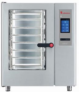 Eloma GENIUS MT 10-11 Heißluftdämpfer 400V / 17kW, Elektro, Linksanschlag, LED/Dreifach, Multi-Öko, Zuluft, Tür elektrisch, EL1113027-2A