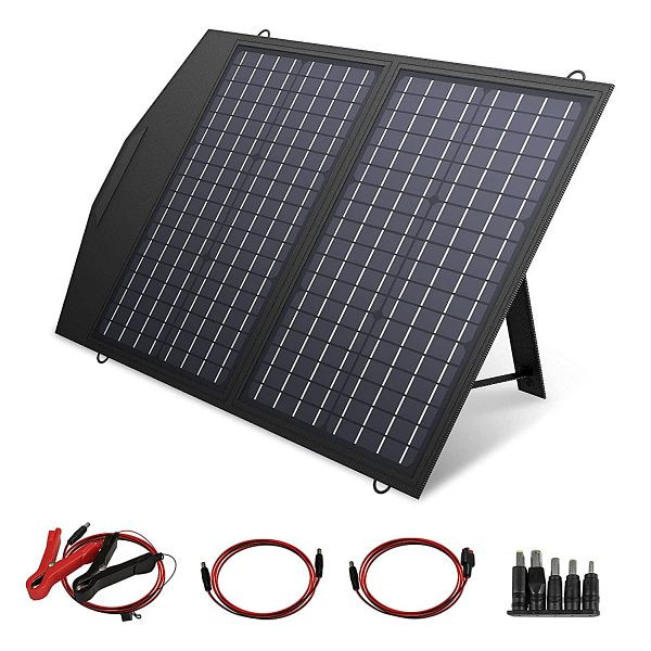 ALLPOWERS Solar Ladegerät, 60W Solarpanel, tragbares Leichtgewicht, SP020