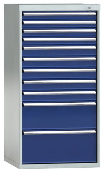 KLW Schubladenschrank 1450 x 725 x 750 mm H x B x T, Einbaumaß: 1350 mm, Einteilung: 36x36 Einheiten, VU / 200 kg, SGB1450-11UP-001