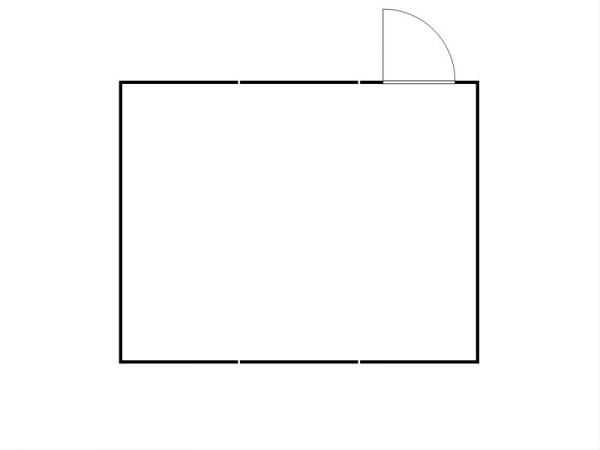 FLADAFI Materialcontainer-Kombination, IC Pro 1560, isoliert, Holzfußboden, mit Einflügeltür auf der 6 m Seite, F2223500104