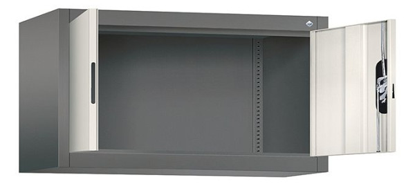 C+P Aufsatzschrank Acurado, H500xB930xT400mm, Farbe: Vulkangrau / Perlweiß, Muldengriff, 9264-000 S10146