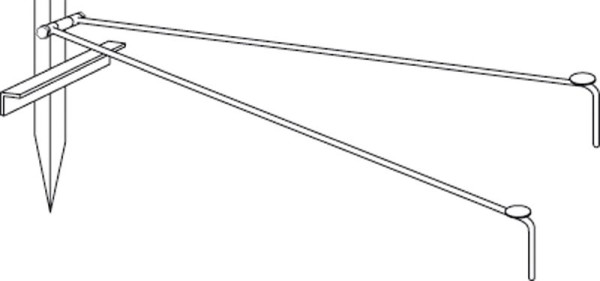 Gallagher Ausleger für Montagepfähle, 022205, 8713235022205