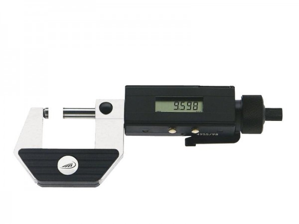 HELIOS PREISSER Digitale Bügelmessschraube mit Anlüfthebel, RS 232, Messbereich 0 - 25 mm, 932731