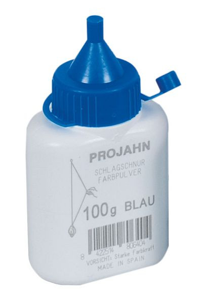 Projahn Farbpulverflasche 100g blau für Schlagschnurroller, 2393-1