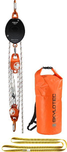 Skylotec GORDON Flaschenzug-System KIT, Konfiguration: 1:5, Länge: 75m, SET-402-5-75