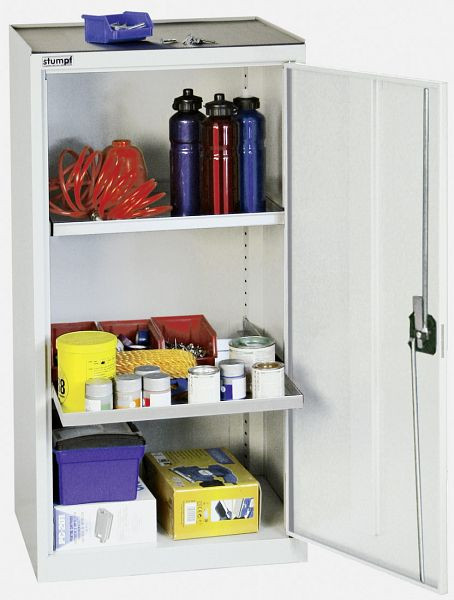 stumpf Werkzeug- und Materialschrank Serie 3000, 7035/7035, 2 Wannenböden, 3001507