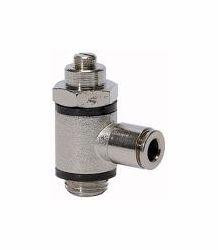 Riegler Drosselrückschlagventil, Zuluftdrosselung ( V ), Anschluss Steckverbindung, 106896