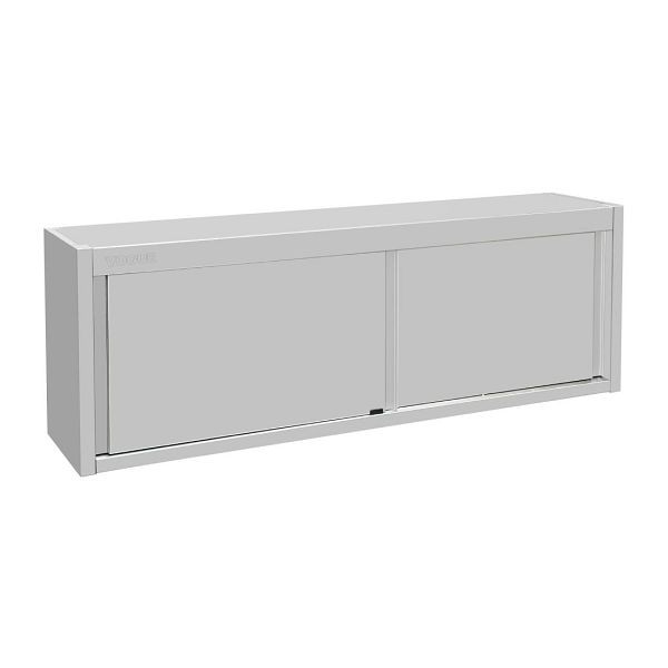 Vogue Hängeschrank Edelstahl 650x1800x400mm, für Pfannen und andere große Utensilien, FU583