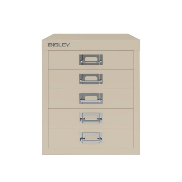 Bisley MultiDrawer™, 5 Schubladen à H 51 mm, DIN A4, 643 sand, L125643