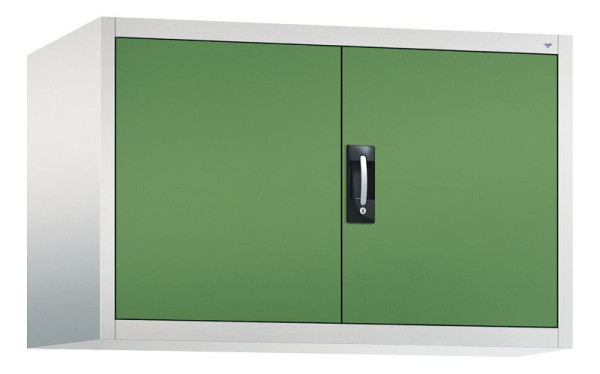 C+P Aufsatzschrank Acurado, H790xB1200xT600mm, Farbe: Lichtgrau / Resedagrün, Muldengriff, 9495-009 S10000