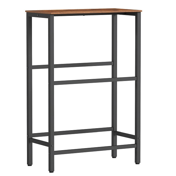 SONGMICS Getränkeregal, Vintagebraun, 70,4x40x117,3 cm, BSC373K01