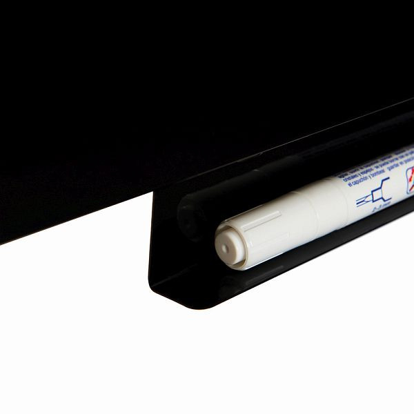 Rocada Skinliquid 75x115cm Kreidetafelwhiteboard Schwarz, 6820v19