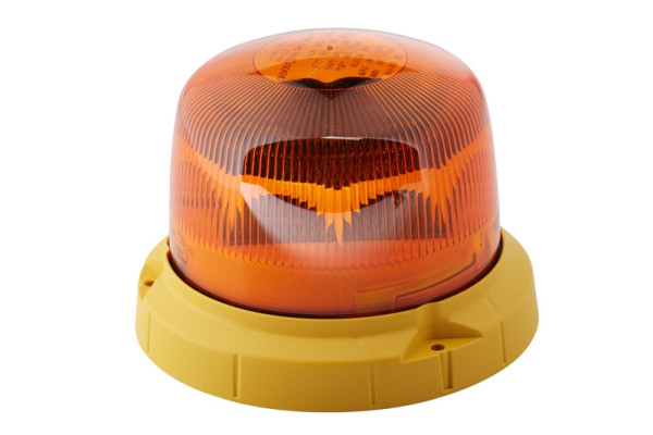 HELLA LED-Rundumkennleuchte - MiniRay 2.1 - 12/24V - Gelb - geschraubt - Kabel: 200mm - Stecker: Flachstecker, 2XD 012 480-301