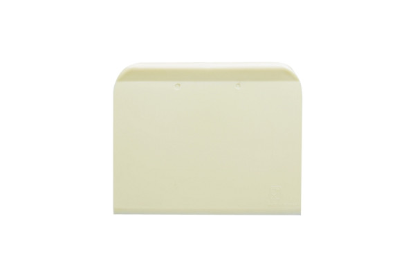 Schneider Teigabstecher mit Griffleiste, Größe: 120 x 100 mm, Polyethylen elfenbein, 227230