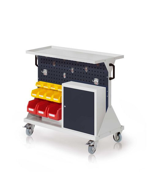 Kappes RasterMobil Größe 2 RAL 7035/7016, H 930 x B 1000 x T 500 mm, 7020.09.1024