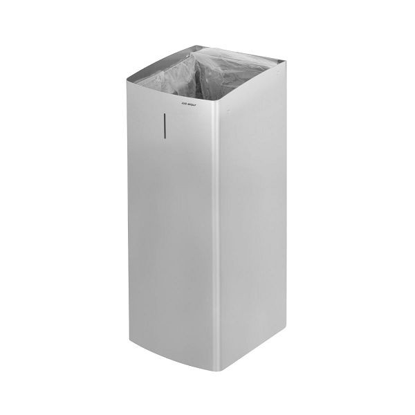 Air Wolf Abfallbehälter, Edelstahl gebürstet, 50 Liter, Serie Alpha, 60-176