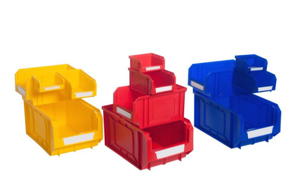 SOFAME Set 24 Sichtlagerkästen rot 10L, W010080218