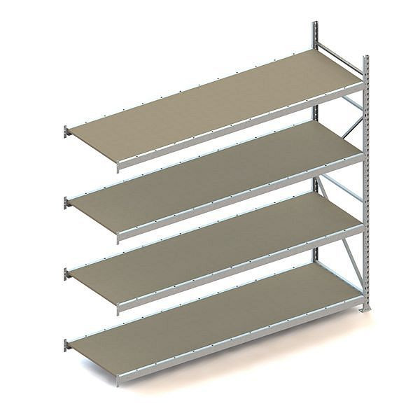 Meta MINI-RACK AR 2500x2600x800 mm, verzinkt, mit Spanplatte, Bodenanzahl: 4, 20041571