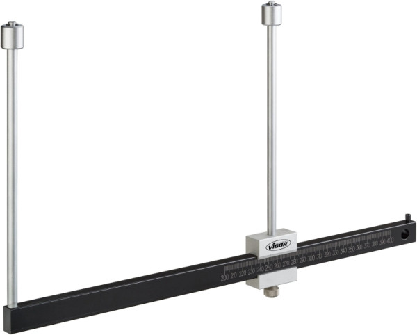 VIGOR Bremsscheiben Messschieber, 200 - 400 mm Spannbereich, V4930, 4047728049306