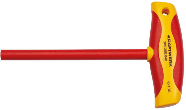 Kraftwerk Steckschlüssel T-Griff Schraubendreher 4 mm VDE, 305.350.040