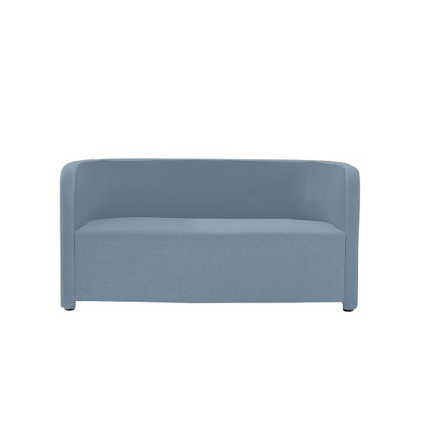 Bisley Sessel Vivo, Zweisitzer, Niedrige Rückenlehne, 2 Seitentaschen, NE0378 hellblau, VIV2S2.NE0378