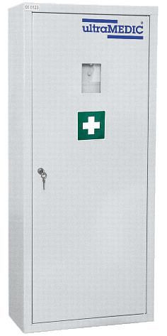 ultraMEDIC Wand-/Stehschrank Erste-Hilfe ultraLOCKER "1710" ohne Inhalt, orange, SAN-0199-OR