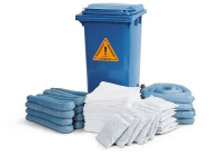 Produktbild von DENSORB Notfall-Set, Bindemittel im Rollcontainer, Ausführung "Öl", Aufnahmekapazität 238 Liter, 157335 DENSORB Notfall-Set, Bindemittel im Rollcontainer, Ausführung "Öl", Aufnahmekapazität 238 Liter, 157335