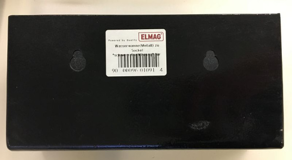 ELMAG Wasserwanne (Metall) zu Sockel, schwere Ausführung' fürDoppelschleifmaschinen, 9601091