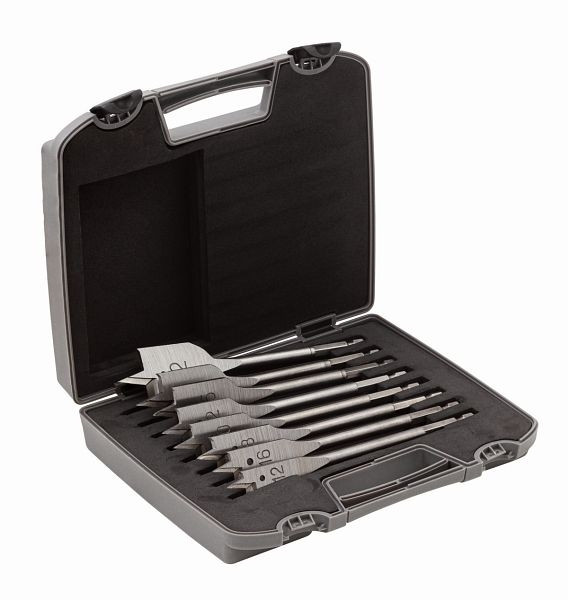 Bahco Flachbohrer-Set für Holz, 8 teilig, 12-32 mm, 9629-SET-8