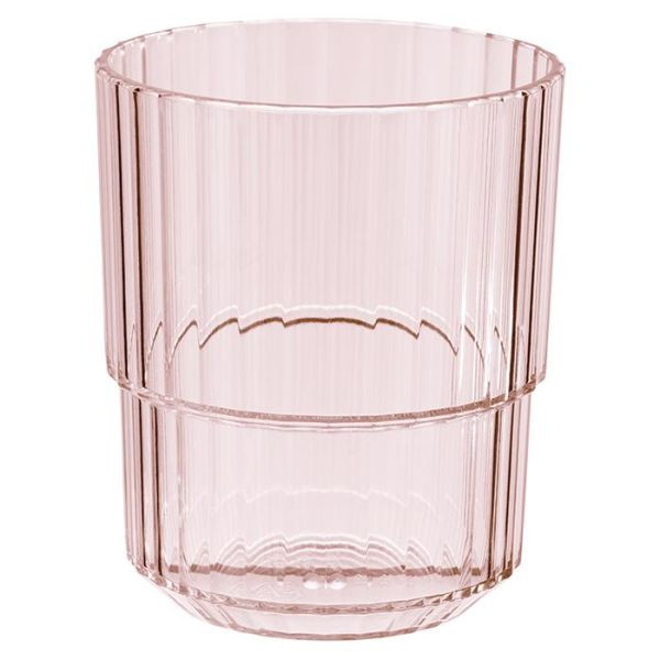 APS Trinkbecher -LINEA-, Ø 8,5 cm, Höhe: 10 cm, Tritan, 300 ml, Farbe: hellpink, VE: 48 Stück, 10577