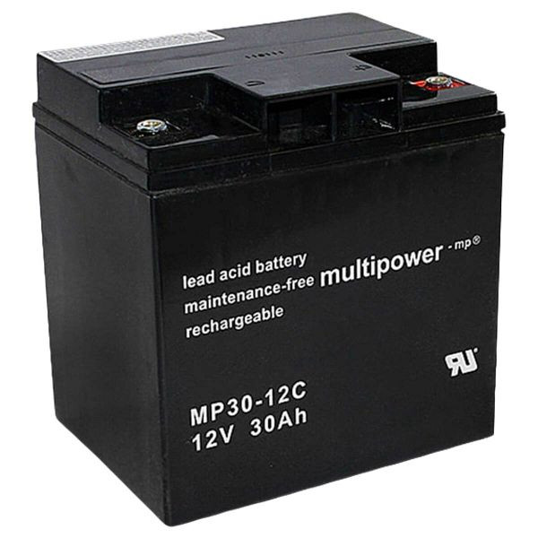 multipower MP30-12C 12V 30Ah AGM Batterie, 02-4150