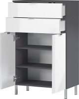 Vorschau: GERMANIA GW-MAURESA Kommode 8531, Graphit/Weiß, 8531-569 Vorschau: GERMANIA GW-MAURESA Kommode 8531, Graphit/Weiß, 8531-569