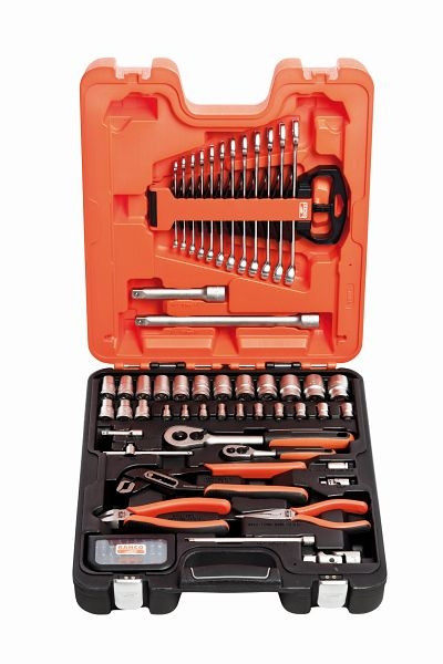Bahco Steckschlüssel-Satz 1/4"+1/2", 81-teilig, S81MIX, 7314150180127