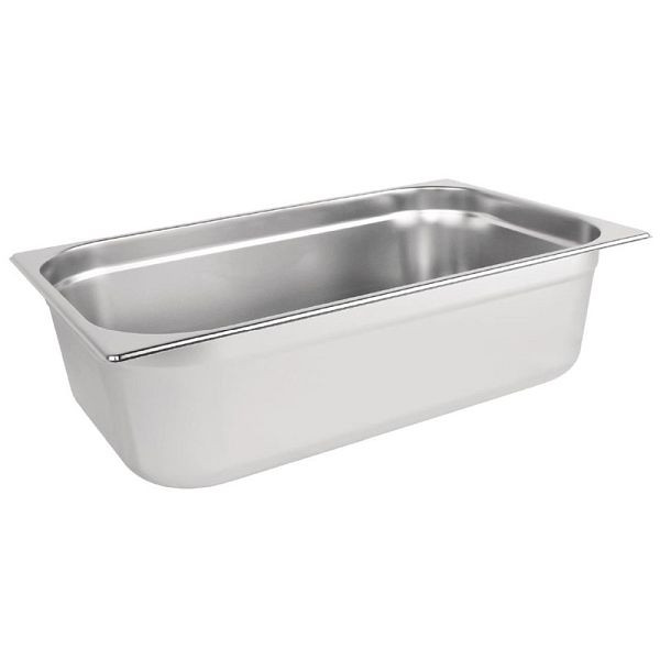 Vogue GN-Behälter Edelstahl 150mm GN1/1, für Kühlschränke, K924