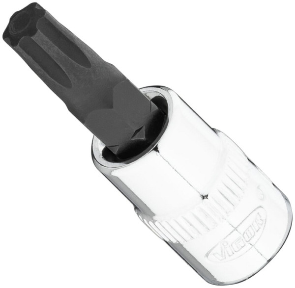 VIGOR T-Plus Schraubendreher-Einsatz, Vierkant 6,3 mm (1/4 Zoll), T+ Profil, T30+, V7037-IP30