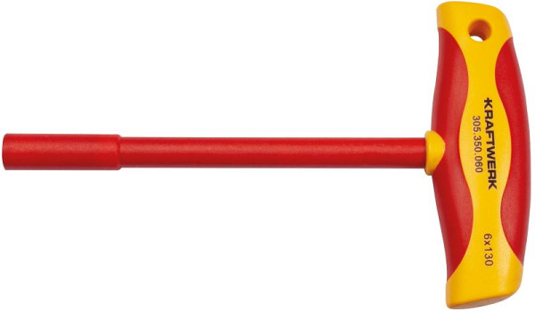 Kraftwerk Steckschlüssel T-Griff Schraubendreher 6 mm VDE, 305.350.060