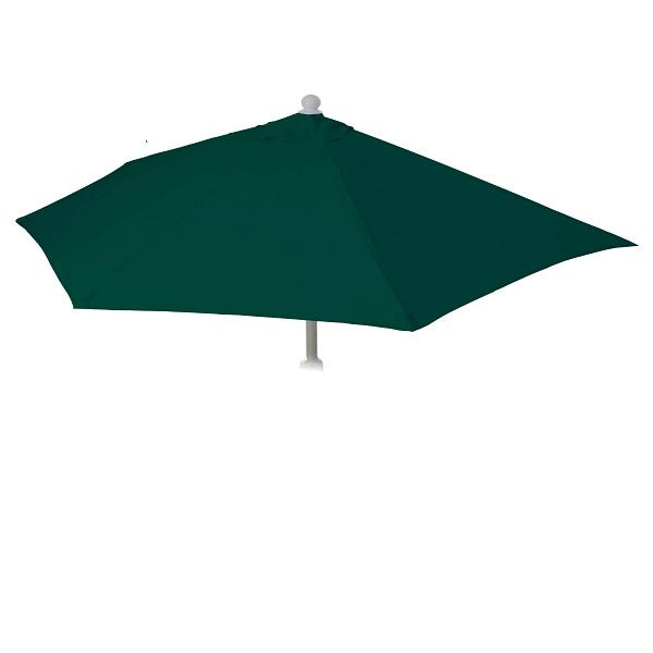 Mendler Ersatz-Bezug für Sonnenschirm halbrund Parla, Sonnenschirmbezug Ersatzbezug, 300cm Stoff/Textil UV 50+ 3kg, grün, 97739